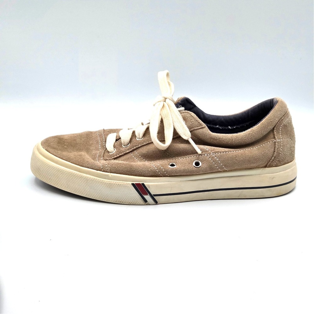Tommy Hilfiger Men's Casual Low-Top Sneakers Color Tan‎ Brown Size 10.5 M